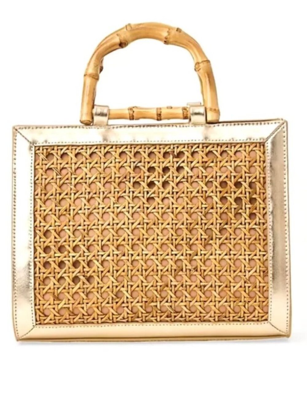 Lilly Pulitzer Liza Cane Top Handle Bag - Picture 3 of 8